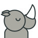 Animals Rhino Painting