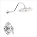 Waterhill 10" Single Function Rainfall Posi-Temp Shower Head in Chrome