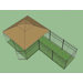 Windsor Complete and 1 Edinburgh Sized Dog Kennel Frame Section
