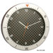 Speedmaster Wall Clock in Silver and Black