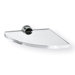 Corner Shelf with Chrome Mounting