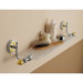 28" Satin Glass Bath Shelf