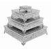 Rustic Aluminum Cake Stand (Set of 4)