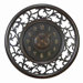 Toscana Wood Wall Clock with Beautiful Hand Carved Frill