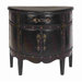 Urban Trends Wood Leather Cabinet