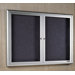 Classic Series Bulletin Board Cabinet with Cork