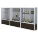 Premiere Freestanding Display Case with Wood Floor Base