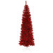 6.5' Artificial Pencil Christmas Tree in Red