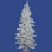 Silver Wide Cut Tree 7.5' Artificial Christmas Tree in Silver
