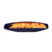 Floral Artificial Oranges Slices in Black and Silver Pot