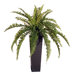 Floral 27" Medium Artificial Potted Boston Fern in Green