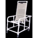 Reclining Shower Chair 20" with 3" Caster in Royal