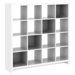 New York Skyline 16-Cube Room Divider in Plumeria White