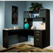 Small Space L-Shape Desk Office Suite