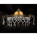 40W One Light Crystal Glass and Bronze Wall Bracket
