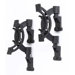 Bookshelf Speaker Wall Mount Pair in Black