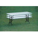 Small Plastic Folding Table with Adjustable Legs