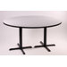 29" High Round Bar and Caf&eacute; Table with 2 Cross Bases and 2 Columns