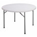 48" W Round Folding Table