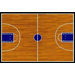 Supreme Basketball Court Sports Kids Rug