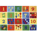 Supreme Numbers Block Kids Rug