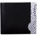 Italian Calf Leather with Snake Print Double Fold Wallet