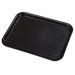 12 x 16 Plastic Caf&eacute; Foodservice Tray in Black