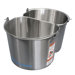 Stainless Steel 2 - 5 Gallon Half Round Buckets