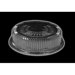 12" Plastic Dome Embossed Round Lid 25/Case Fits 4012/4013