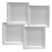Chef's Table Square Dinner Plate (Set of 4)