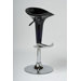 Barhocker dreh- und h&ouml;henverstellbar "Saddle" in Schwarz / Chrom