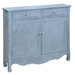 Cottage Cupboard in Distressed Driftwood Blue