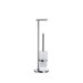 Outline Toilet Roll Holder/ Toilet Brush in Polished Stainless Steel