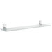 Pool Single Bathroom Glass Shelf in Polished Chrome