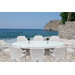 Sussex Oval Table and 8 Stackable Armchairs Set