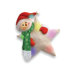 Pre-Lit Cotton Star with Snowman