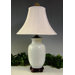 Opaque Asian Scene One Light Table Lamp
