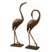 Graceful Garden Crane Pair Statue