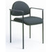 Contemporary Style Stackable Chair with Arms