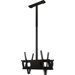 Complete Ceiling Mount Installation Kit with 3' to 5' Drop Adjustment for 37" to 63" Dual Back to Back Screen