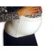 Full Support Maternity Belt in White with Side Velcro Closure