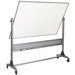 Platinum Reversible Dura-Rite Two Sided Markerboard 79" x 72" / With Cork