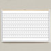 Porcelain Lifetime Penmanship Line Boards 4' x 6'