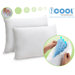 2 Pack Memory Foam and Fiber Pillows