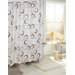 Circles EVA EZ On Shower Curtain in Brown