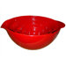 Calypso Basics Melamine 5 Piece Mixing Bowl Set in Red