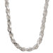 Sterling Essentials Sterling Silver Diamond-Cut Rope Chain