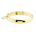 Caribe Gold 14k Gold over Silver Bangle Bracelet