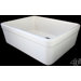 26" x 20" Single Bowl Fireclay Farmhouse Kitchen Sink with 1 3/4" Lip