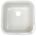 18" Square Undermount Fireclay Prep Sink